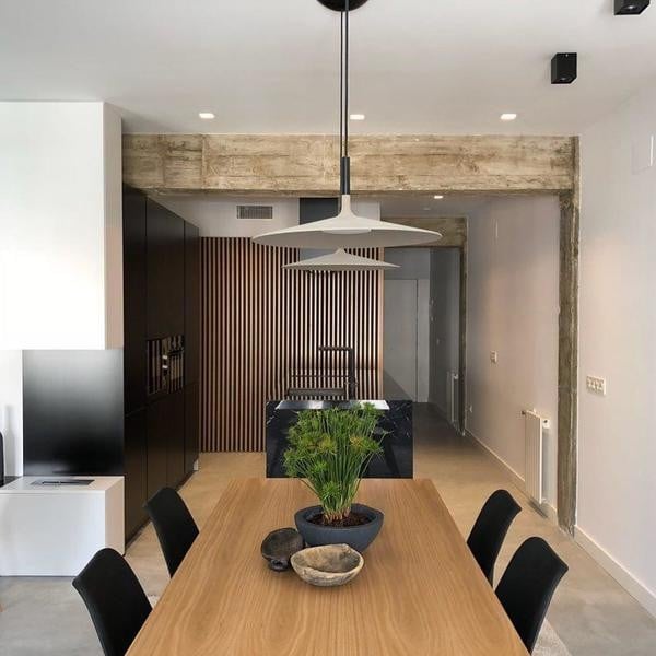Aplomb Large Industrial Metal Pendant Light