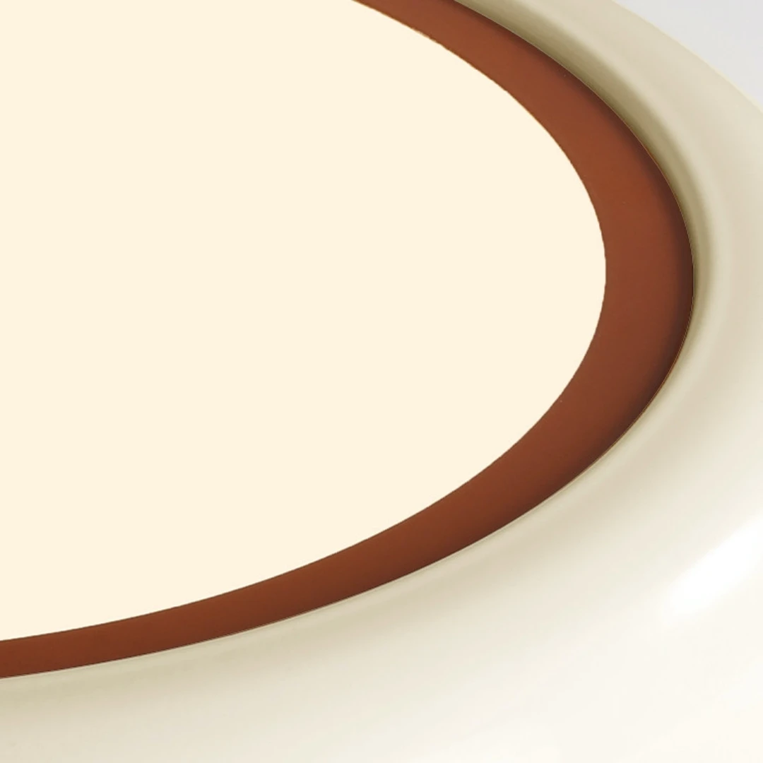 Slim edge detail of the ceiling lamp