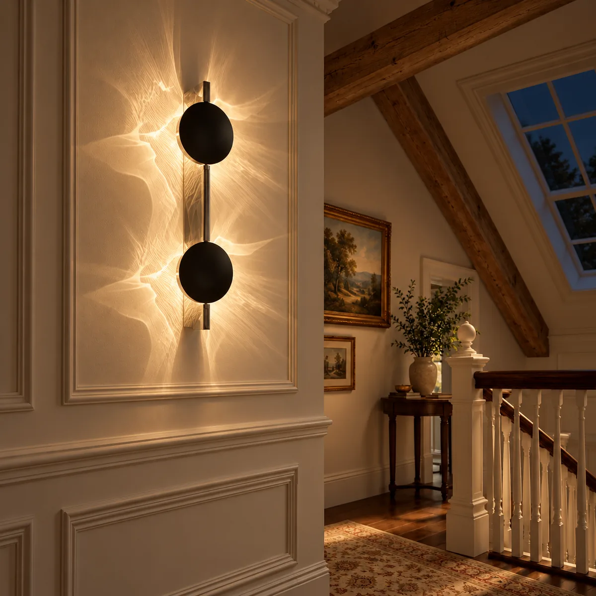 Everyday Wall Light with a Moving Ripple