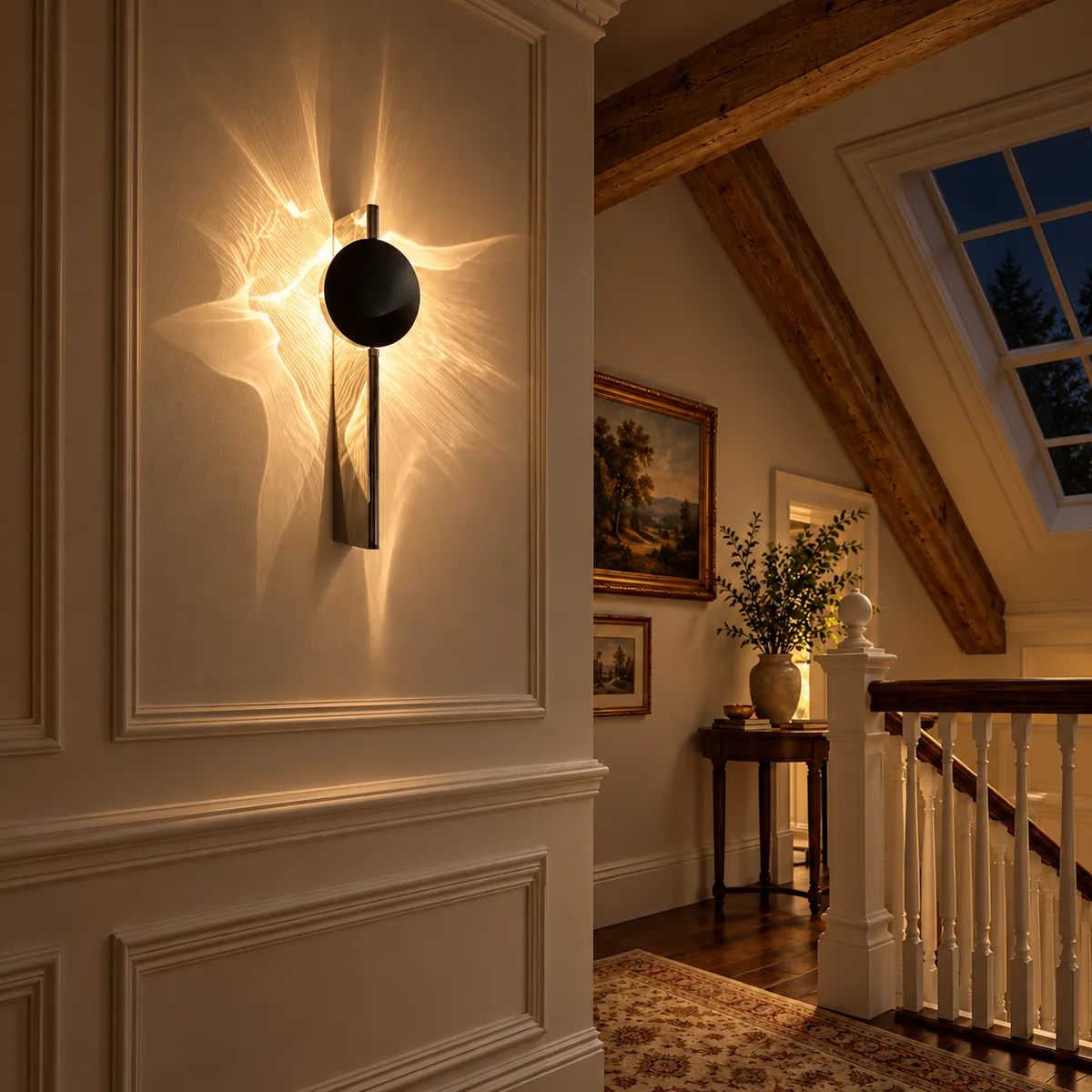 Everyday Wall Light with a Moving Ripple