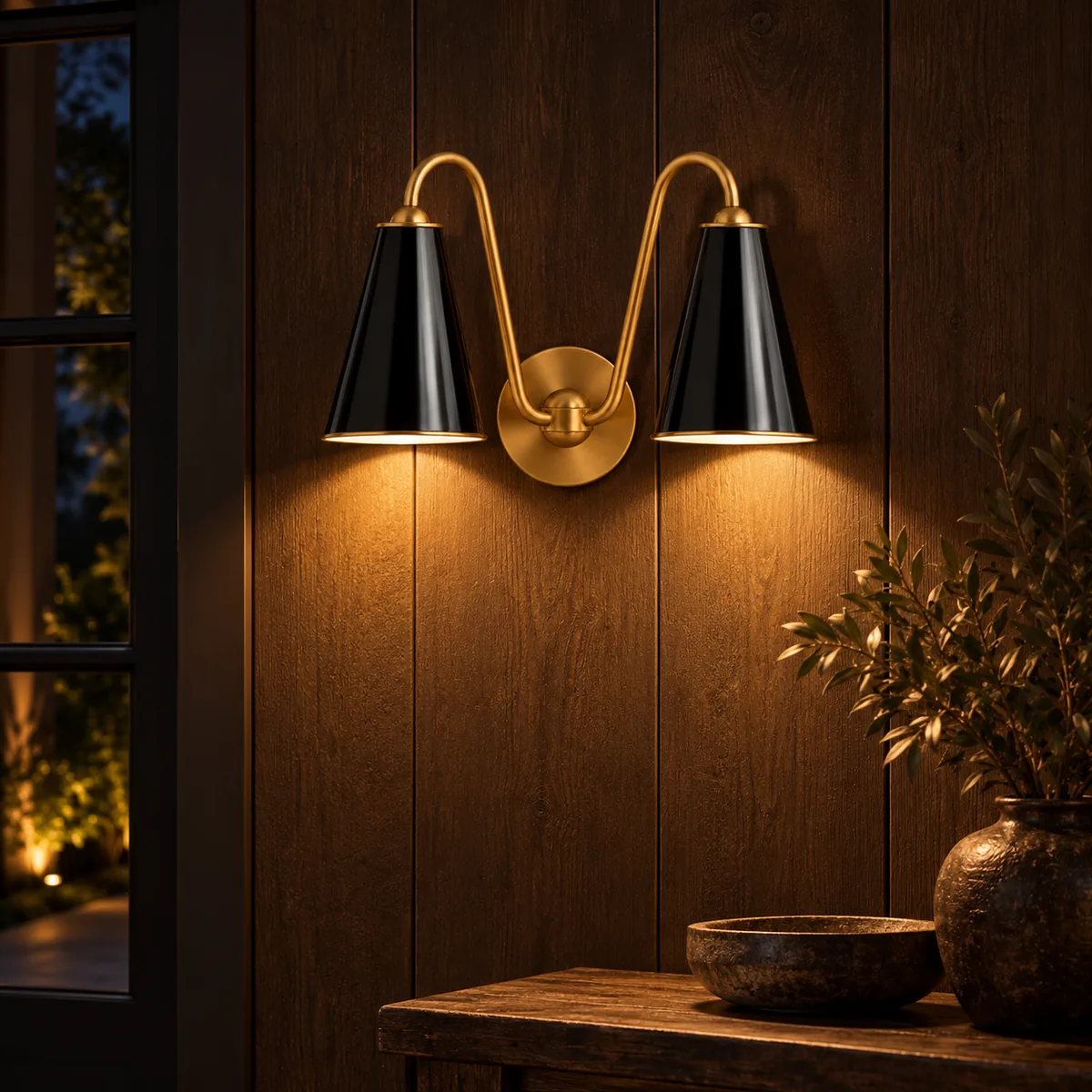 Everyday Twin-Cone Light for the Wall