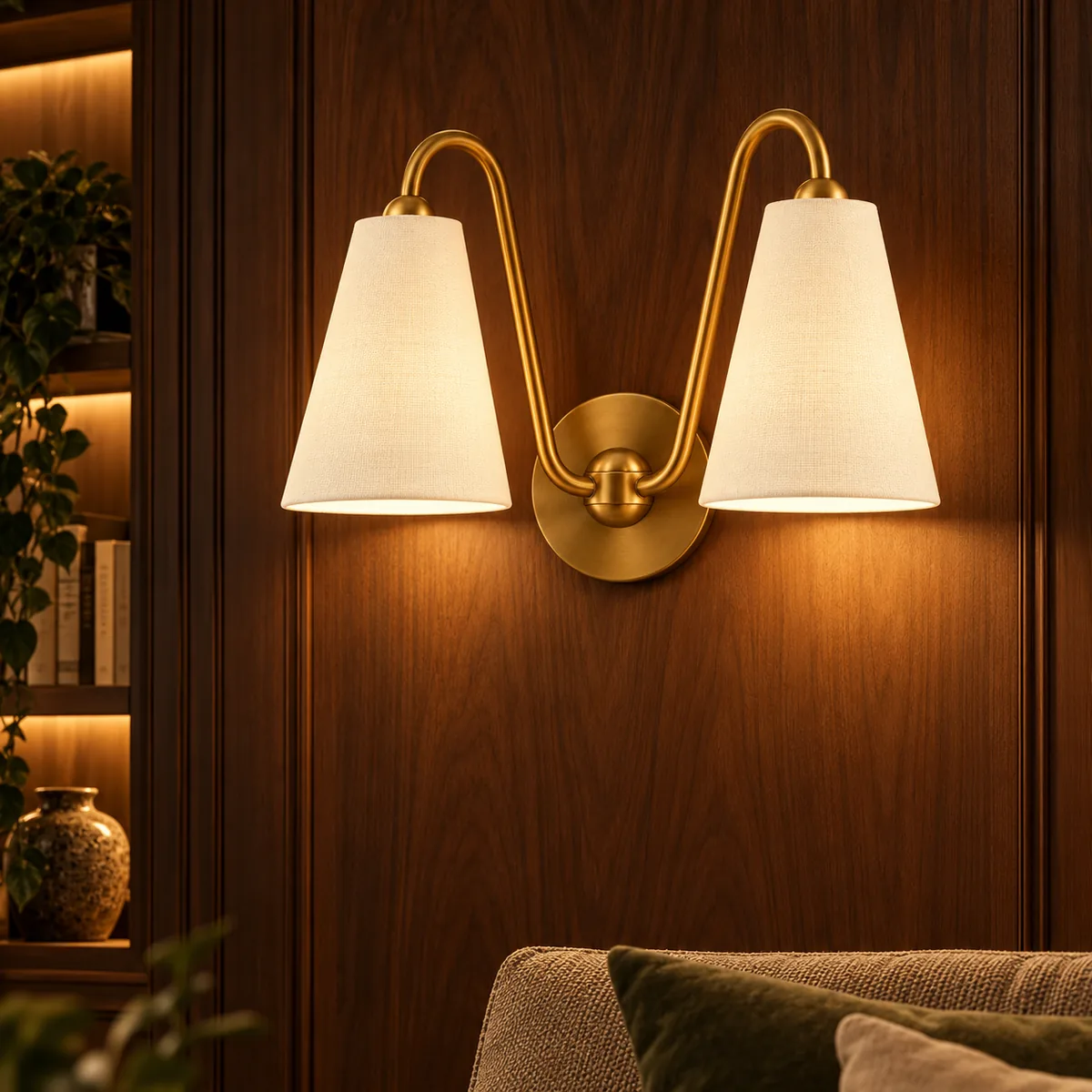 Everyday Twin-Cone Light for the Wall