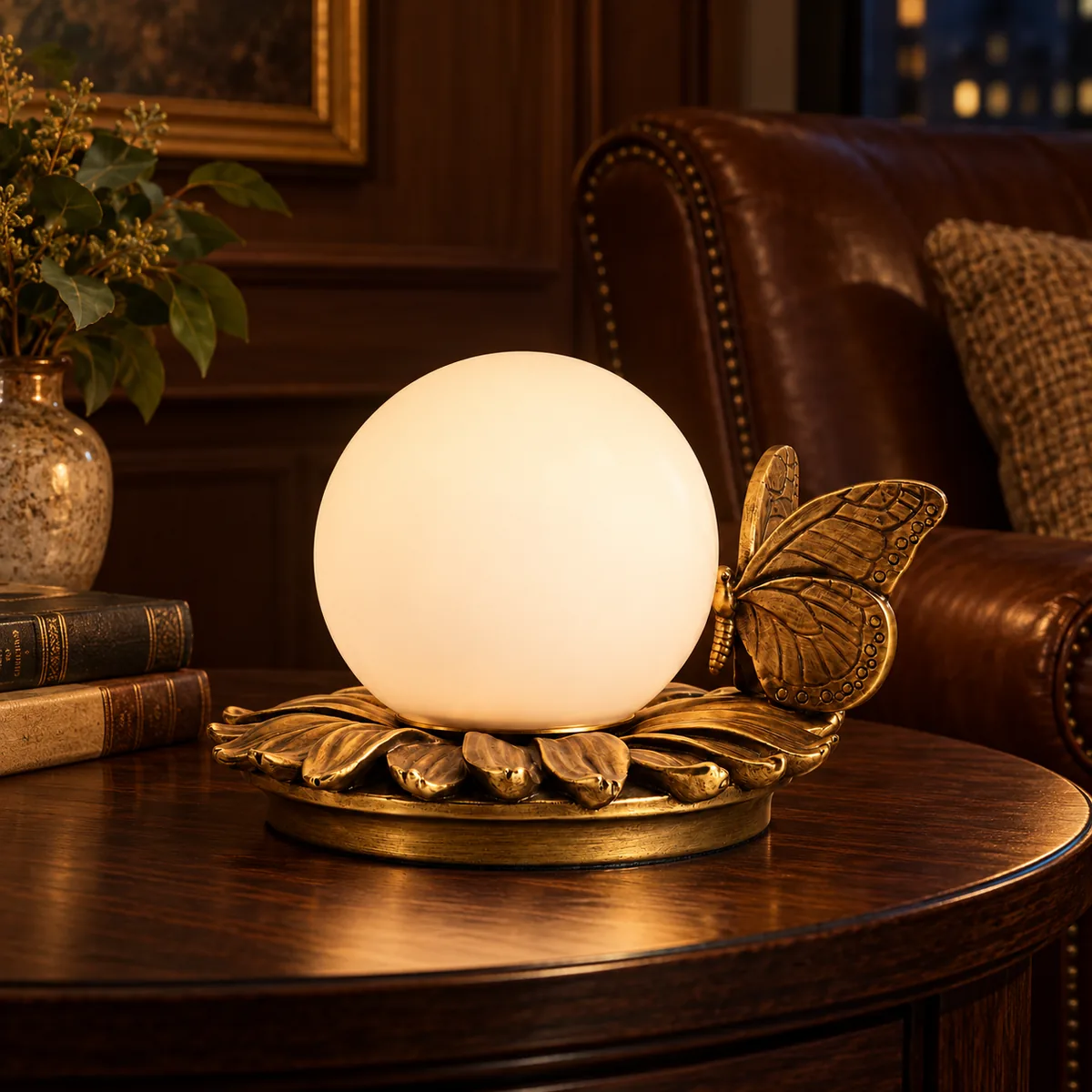 Everyday Side-Table Lamp with a Cord Switch